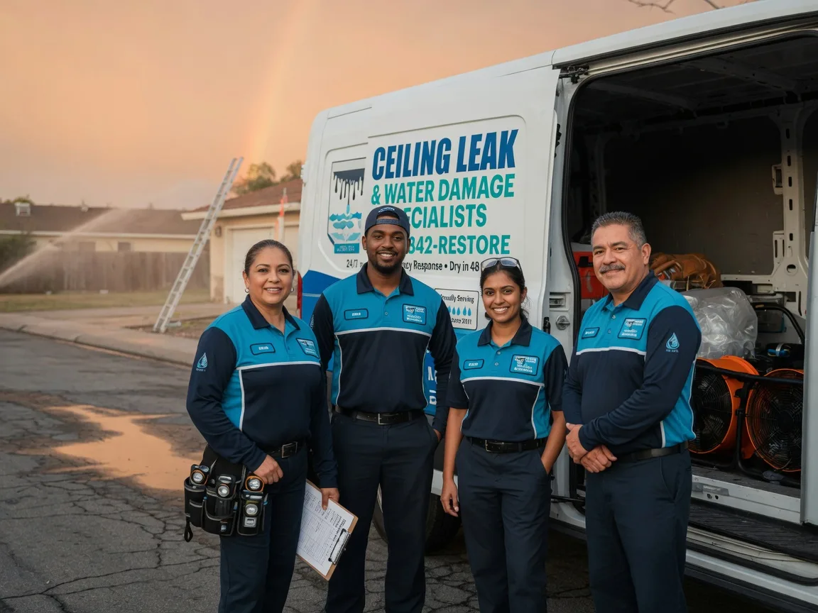 Ceiling Leak Cleanup company in Roulette, PA